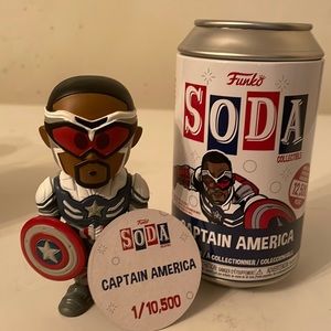 Funko pop soda captain America